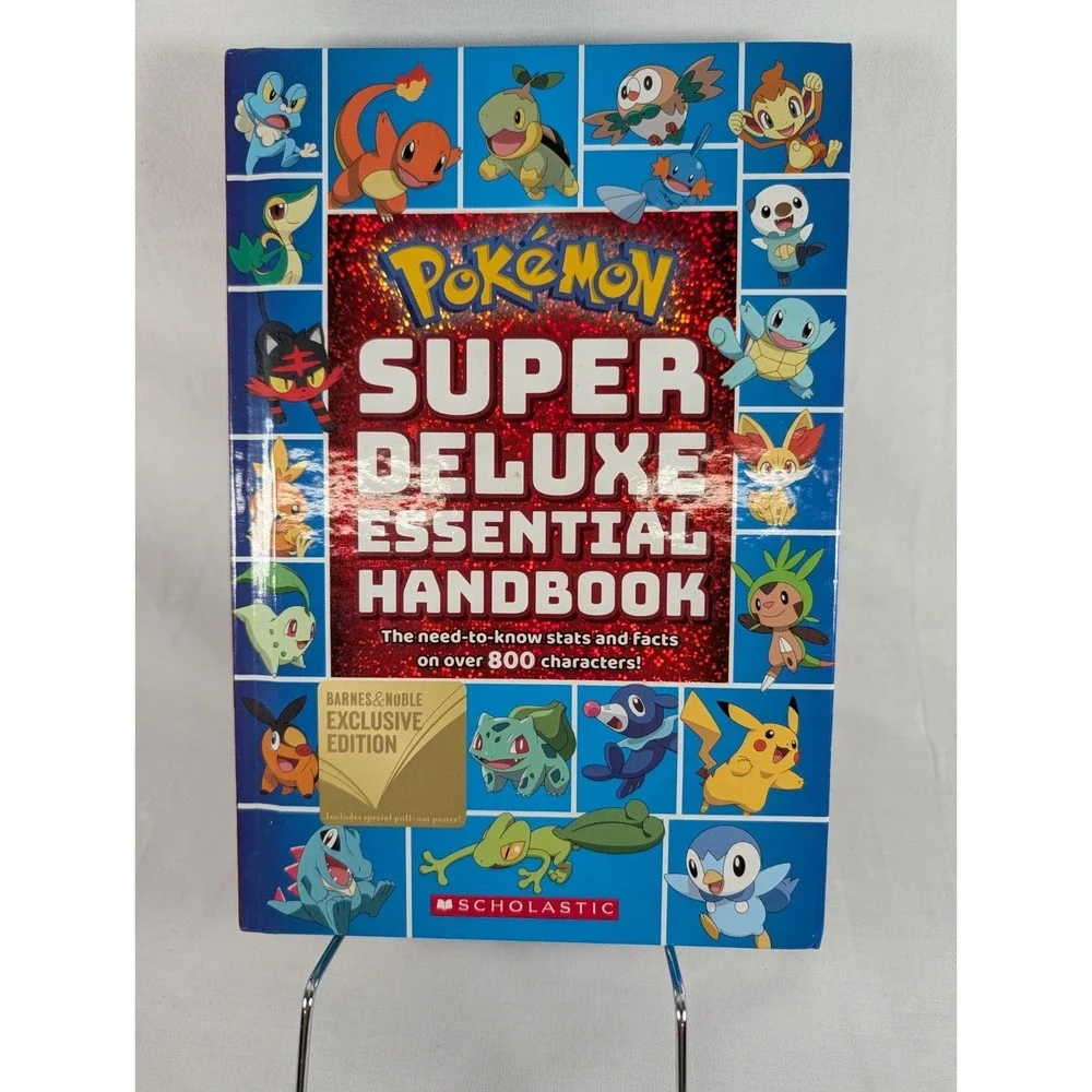 Pokemon Super Deluxe Essential Handbook Scholastic Exclusive HC (Hardcover)